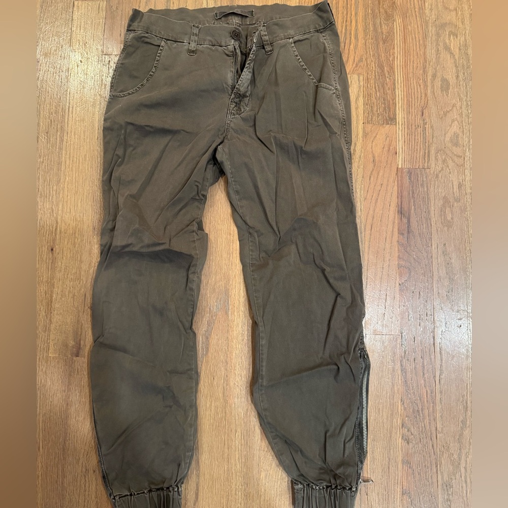 J brand chino jogger ankle zipper pants 25 womens
